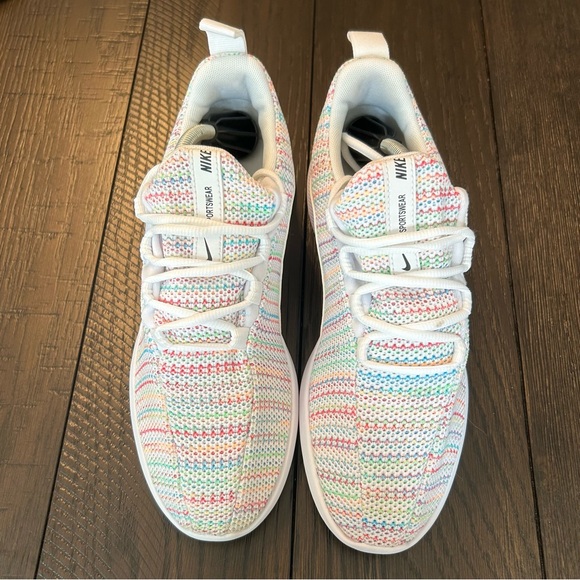 Nike Viale Space Dye Lace-up Running Shoes Women SZ 6.5 in White Multicolor - Picture 2 of 9